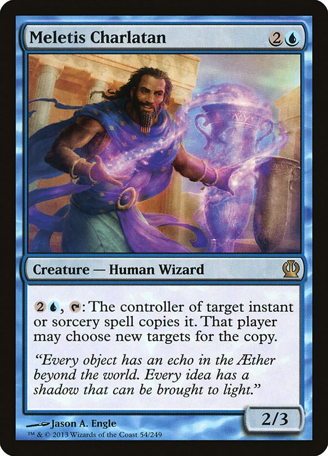 Meletis Charlatan card front