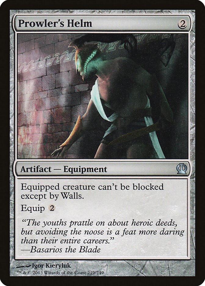 Prowler's Helm card front