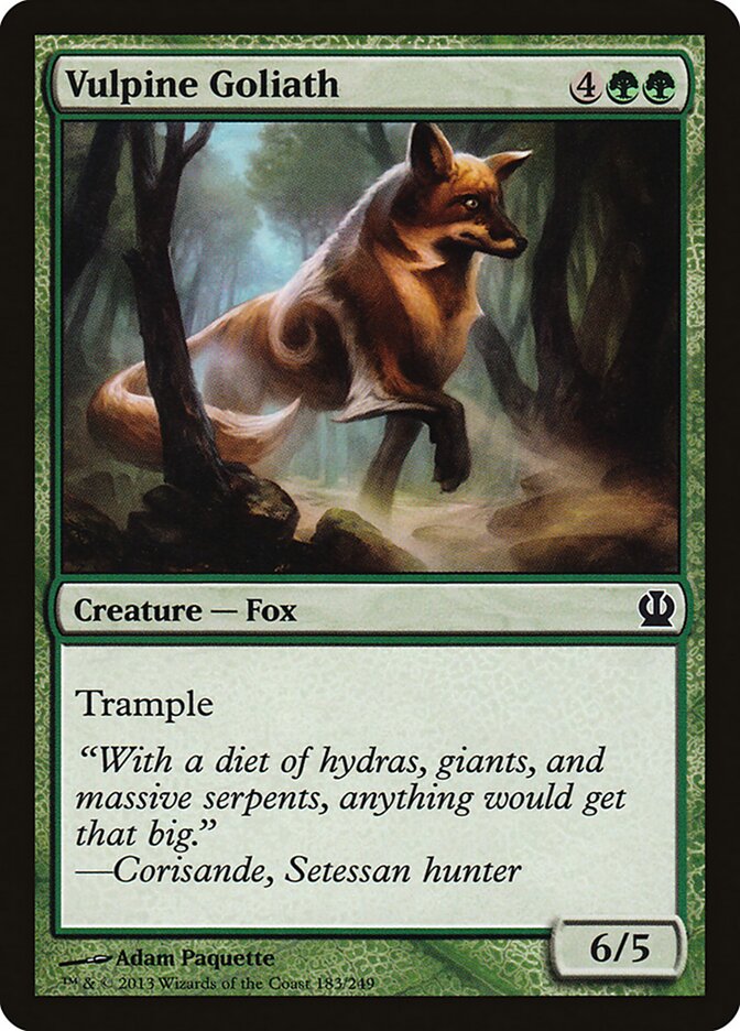 Vulpine Goliath card front