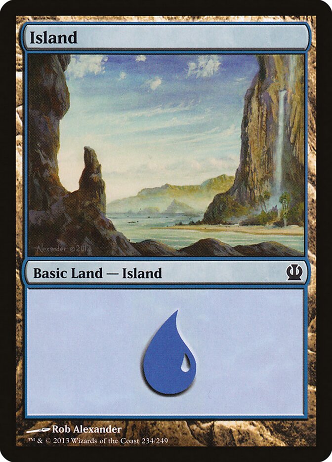 Island card front