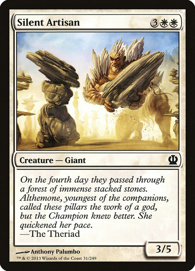 Silent Artisan card front