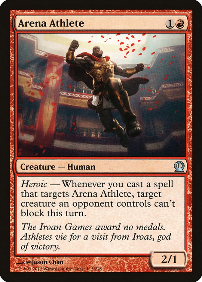 Arena Athlete card front