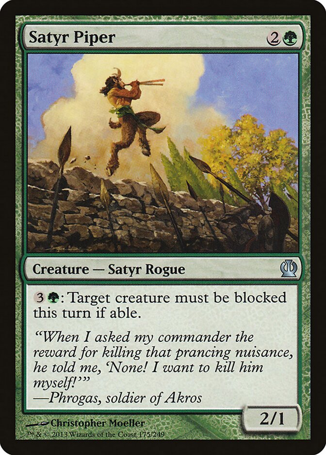 Satyr Piper card front