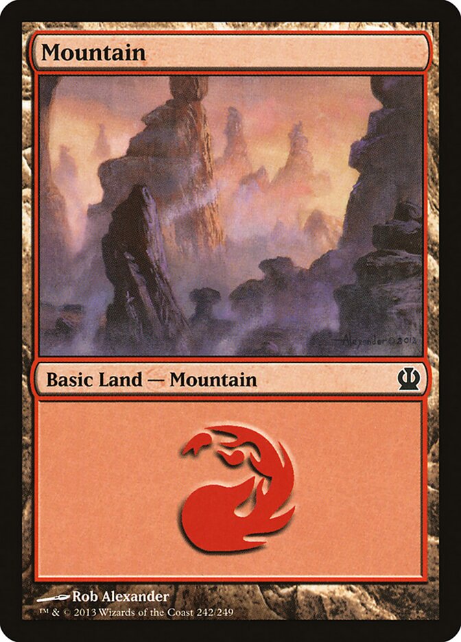 Mountain card front
