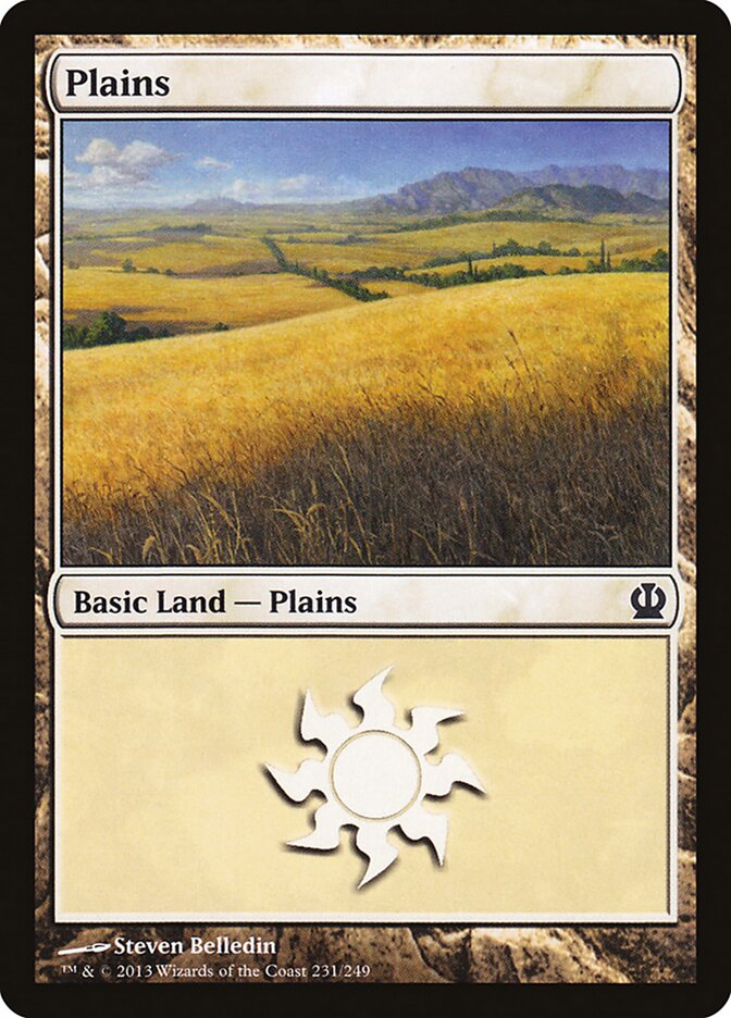 Plains card front