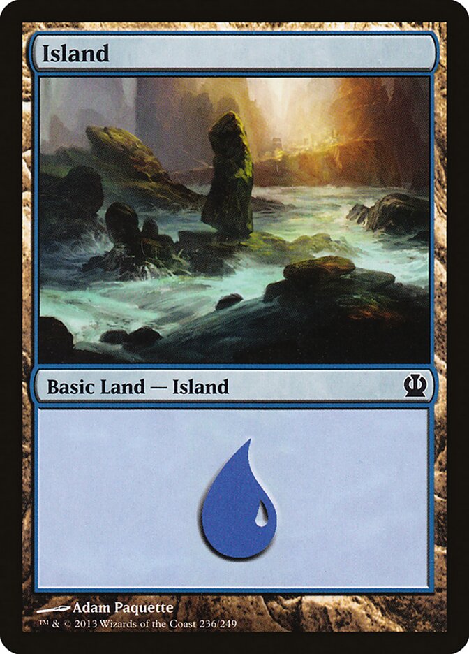 Island card front