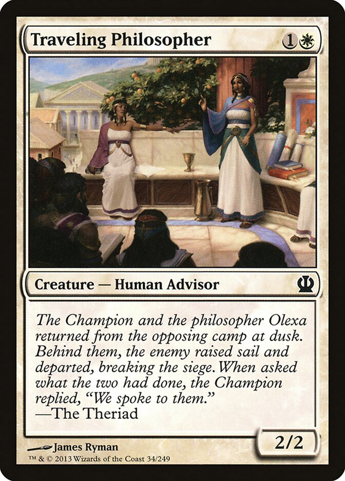 Traveling Philosopher card front