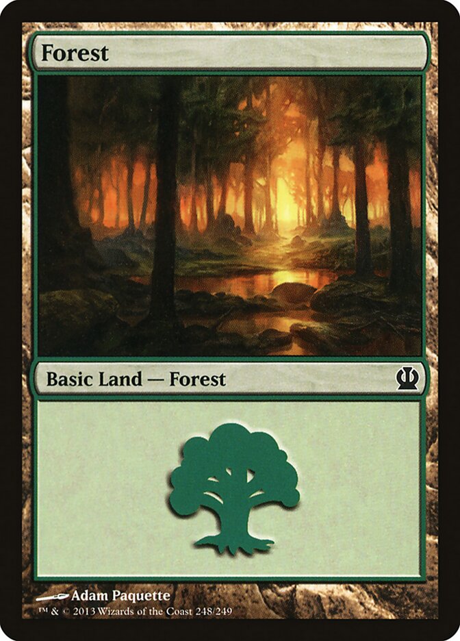 Forest card front