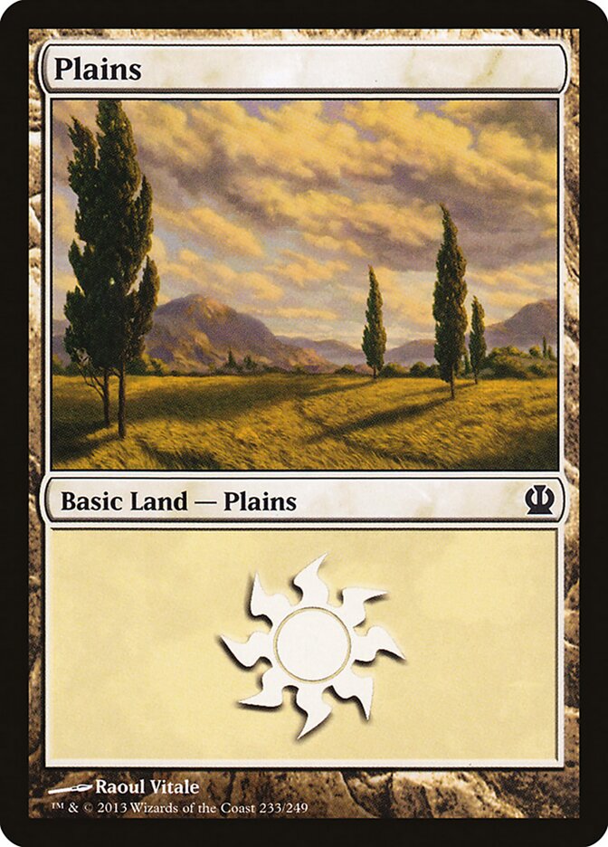 Plains card front