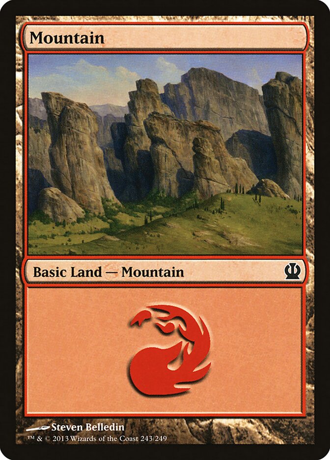 Mountain card front