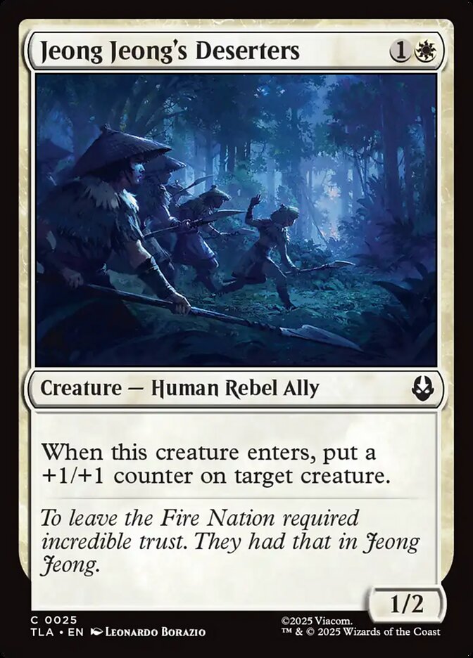Jeong Jeong's Deserters card front