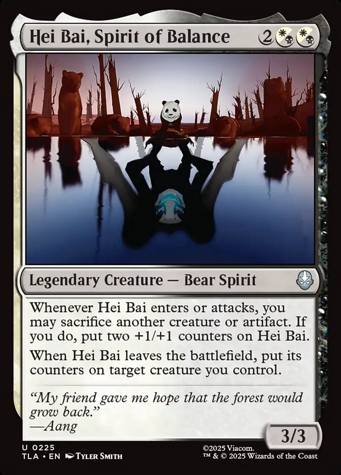 Hei Bai, Spirit of Balance card front