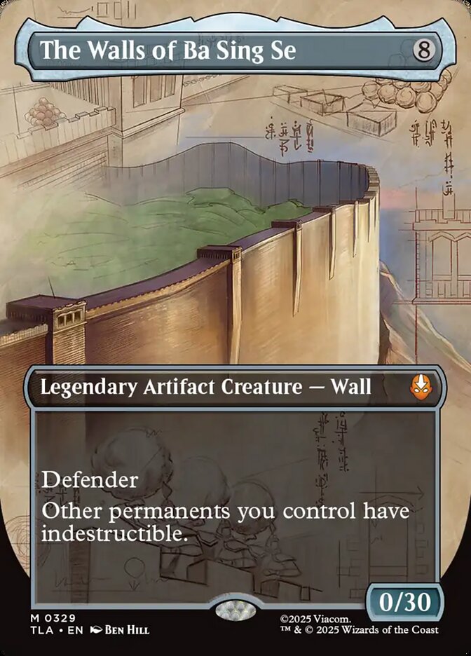 The Walls of Ba Sing Se card front