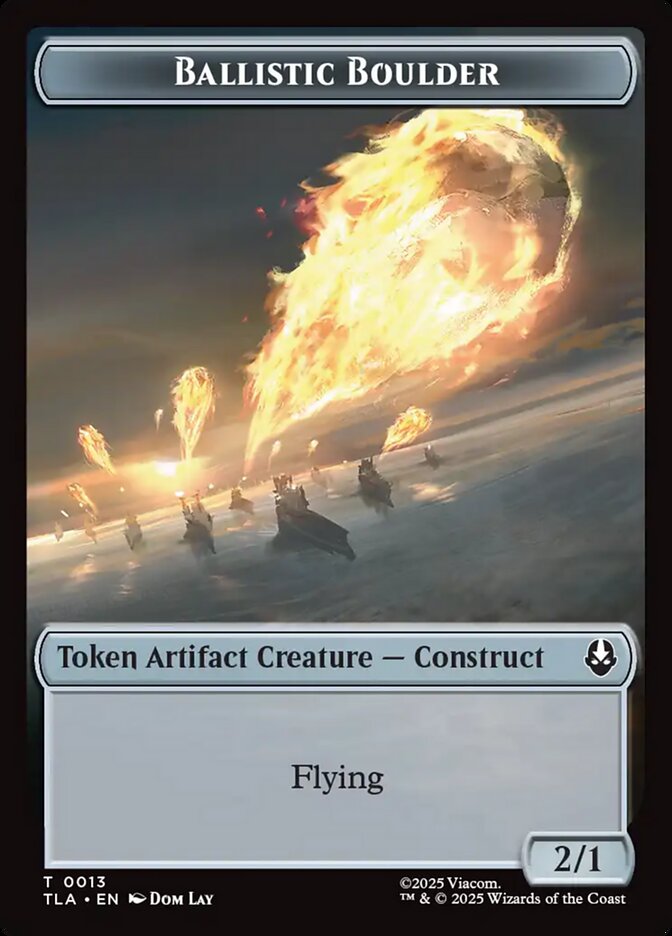 Ballistic Boulder card front