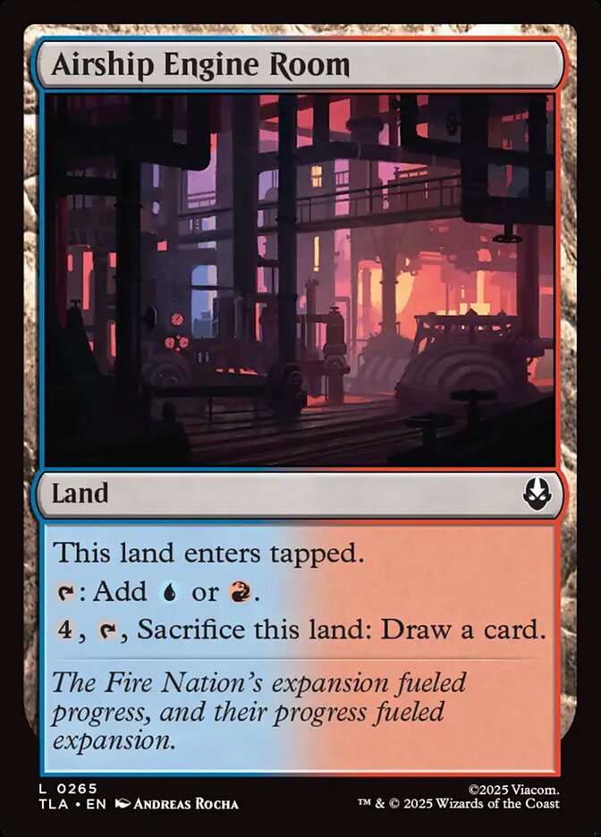 Airship Engine Room card front
