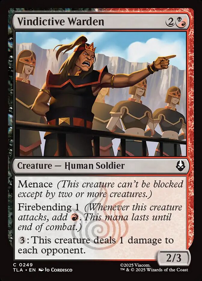 Vindictive Warden card front