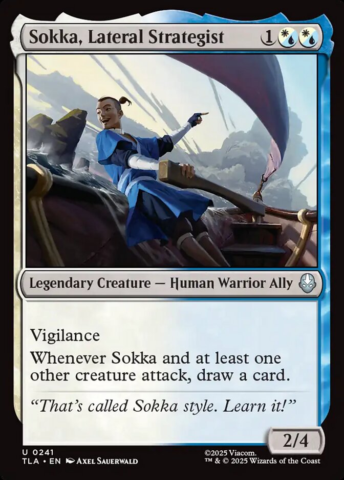 Sokka, Lateral Strategist card front