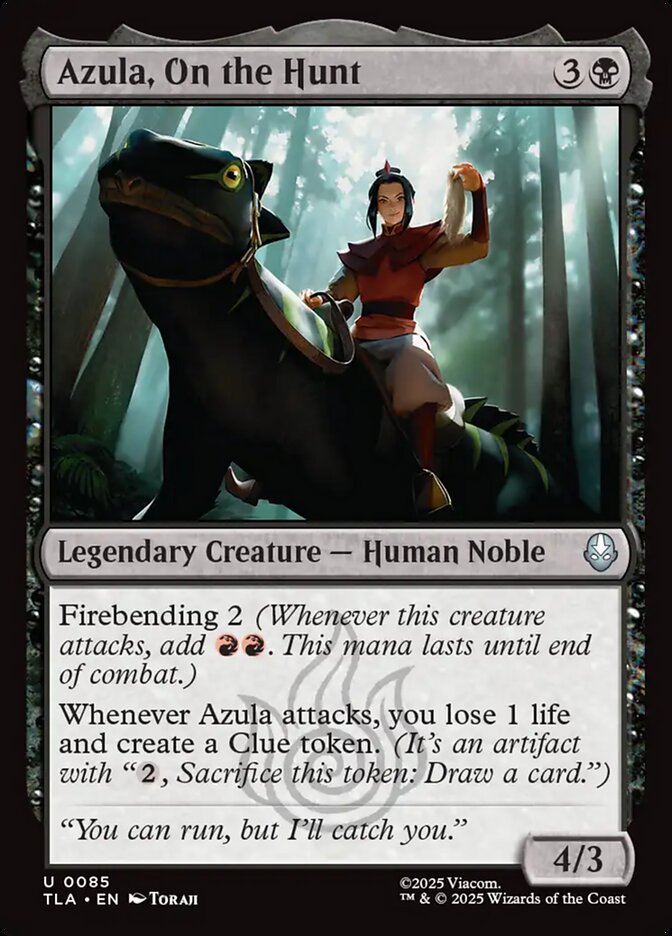 Azula, On the Hunt card front