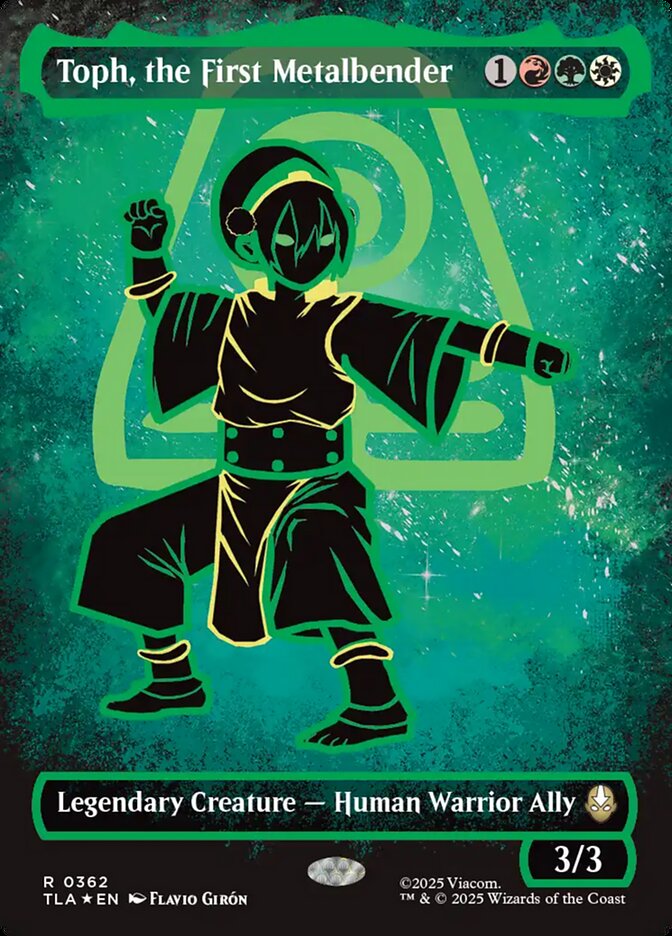Toph, the First Metalbender card front