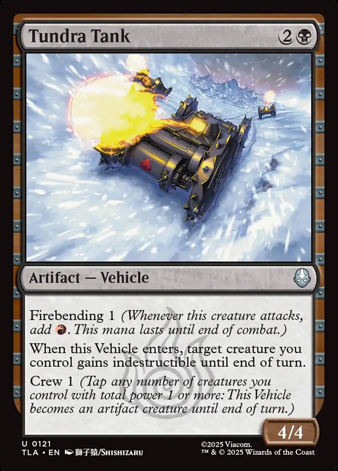Tundra Tank card front