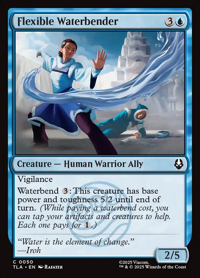 Flexible Waterbender card front