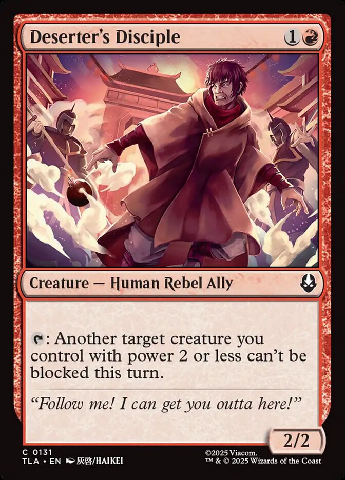 Deserter's Disciple card front