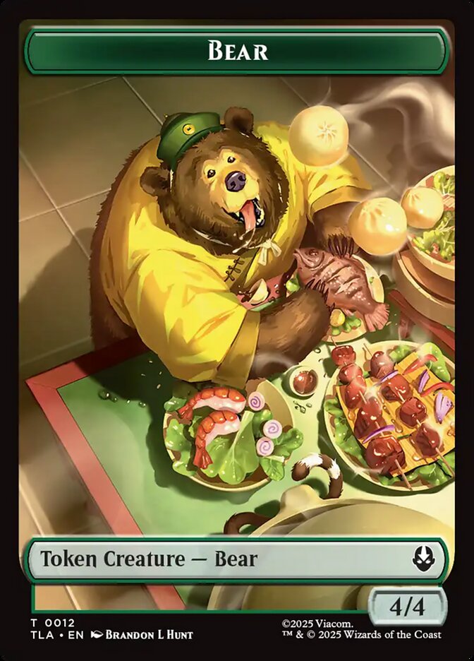 Bear card front