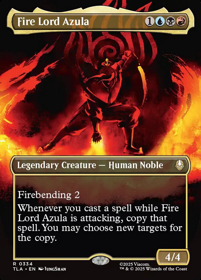 Fire Lord Azula card front