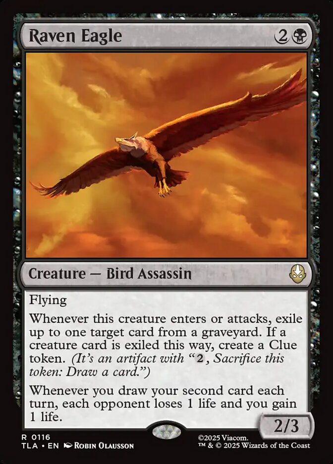 Raven Eagle card front
