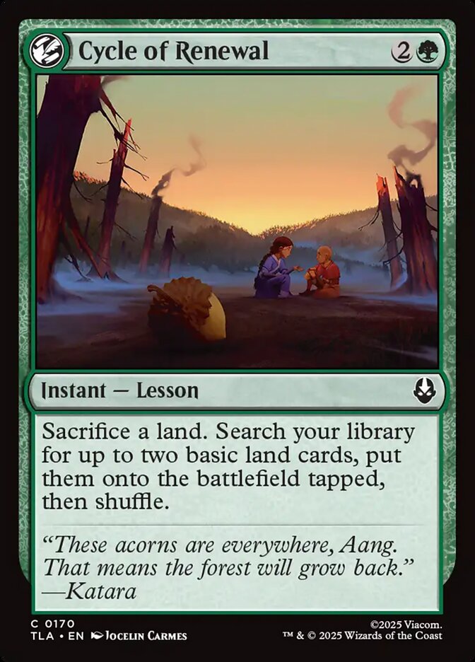 Cycle of Renewal card front