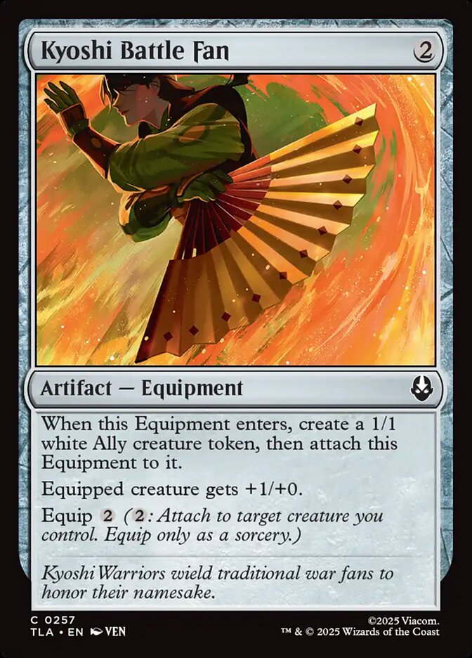 Kyoshi Battle Fan card front