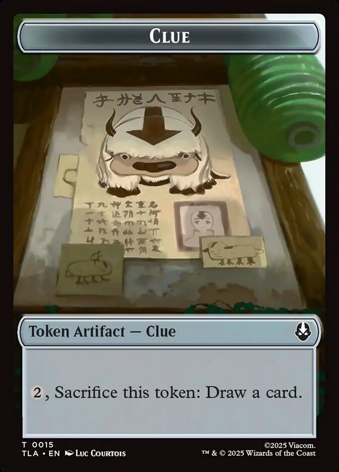 Clue card front