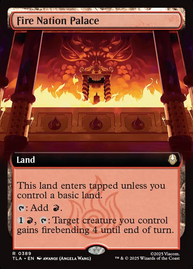Fire Nation Palace card front
