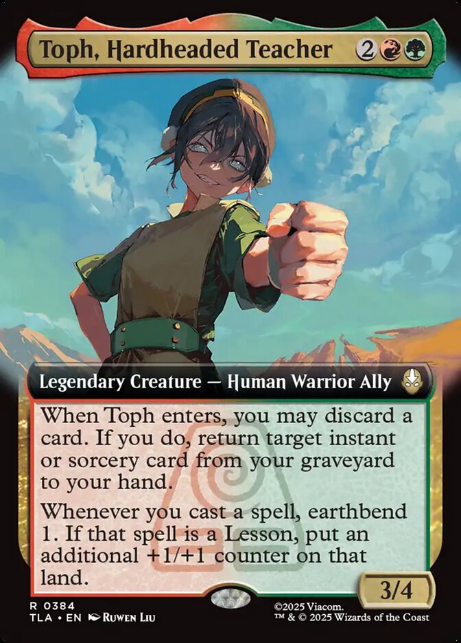 Toph, Hardheaded Teacher card front