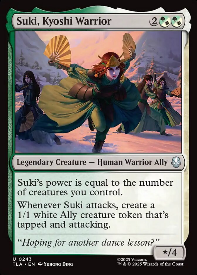 Suki, Kyoshi Warrior card front