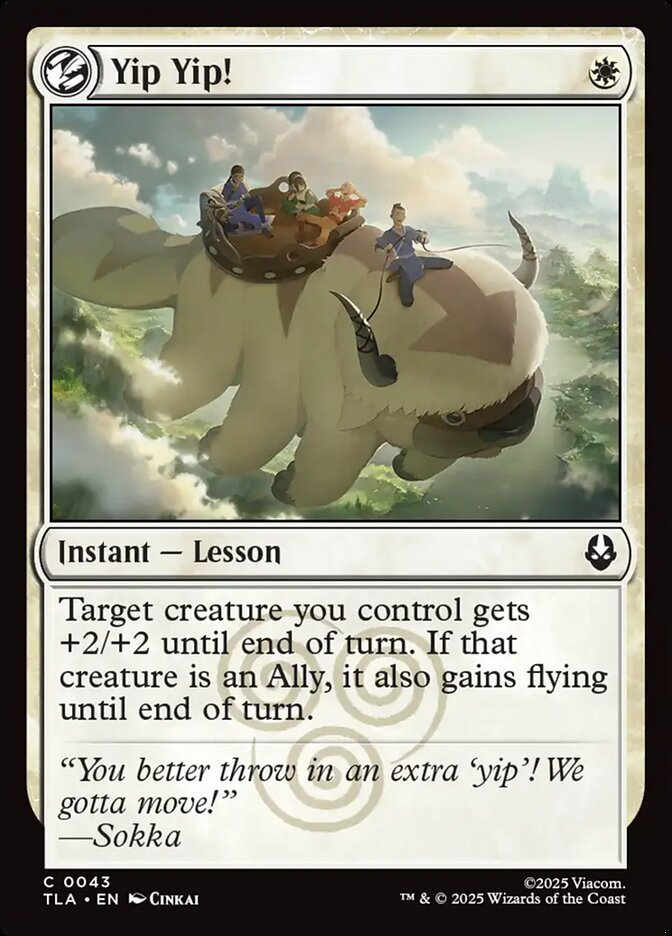 Yip Yip! card front
