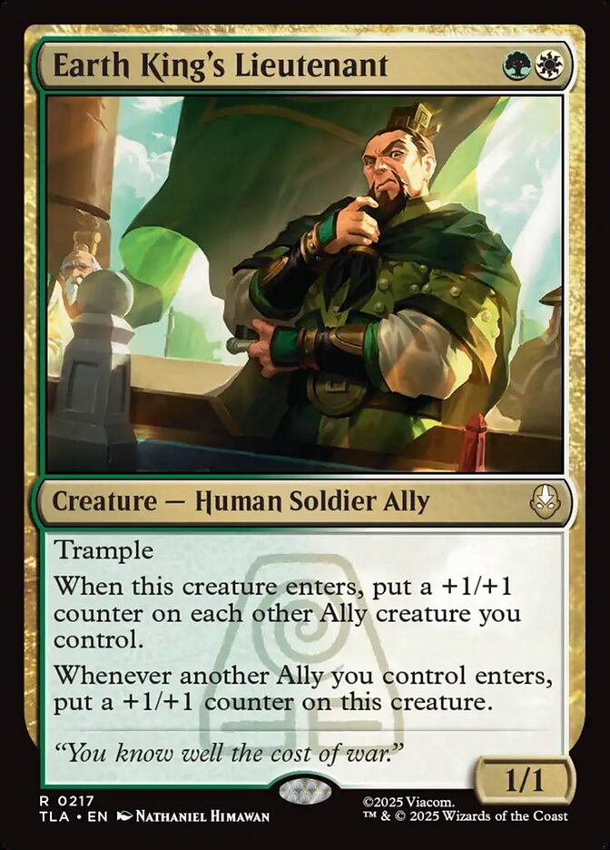 Earth King's Lieutenant card front