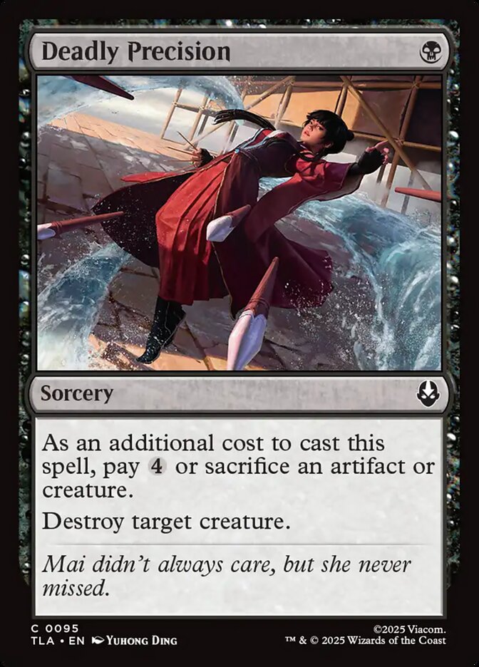 Deadly Precision card front
