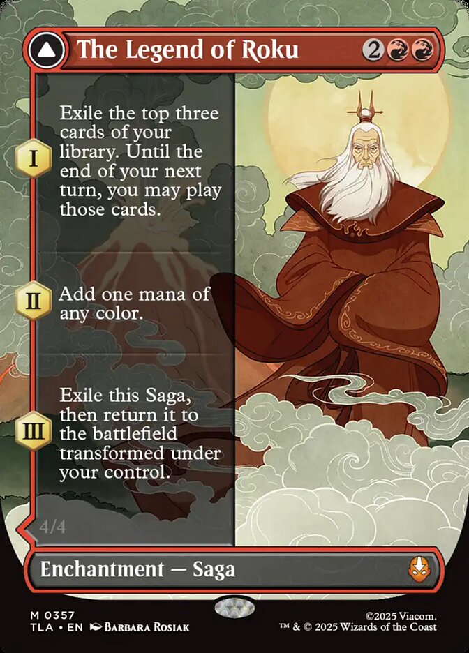 The Legend of Roku card front