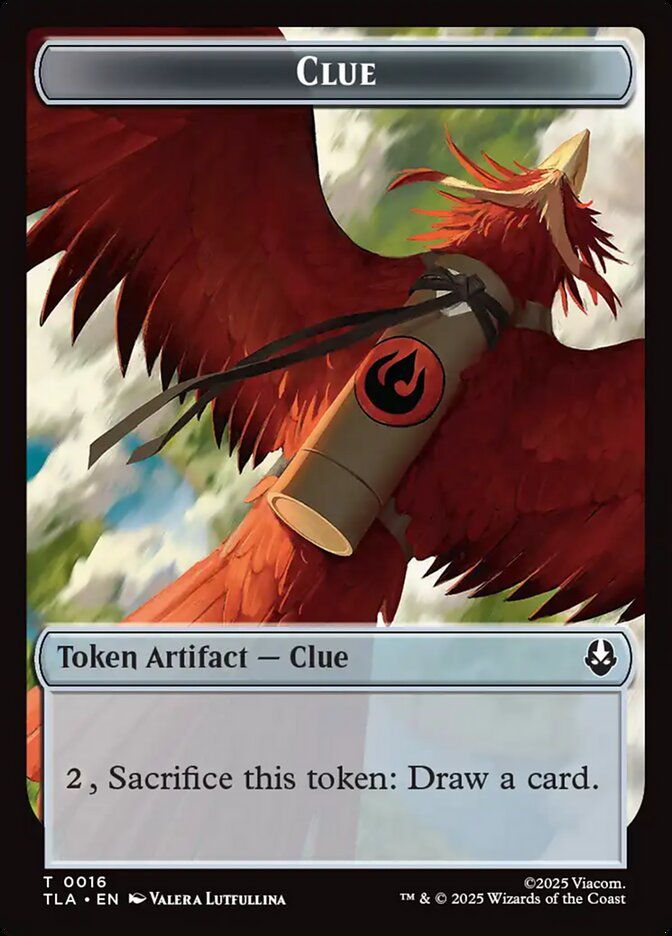 Clue card front