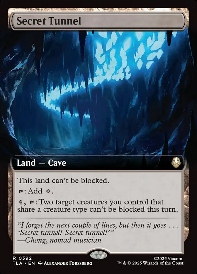 Secret Tunnel card front