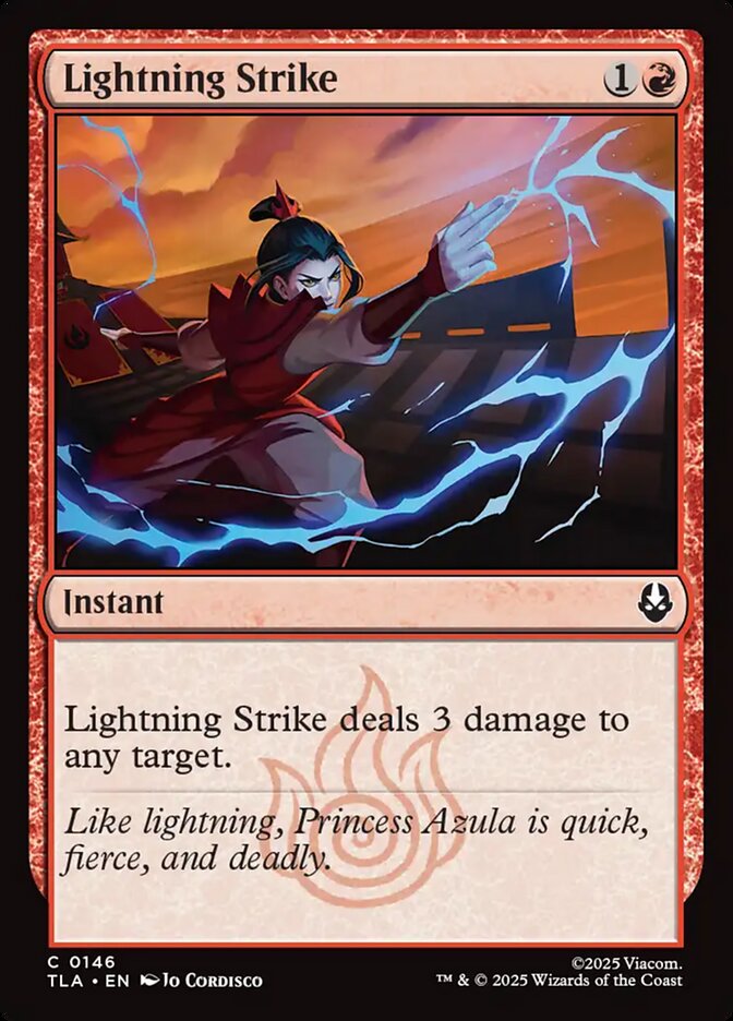 Lightning Strike card front