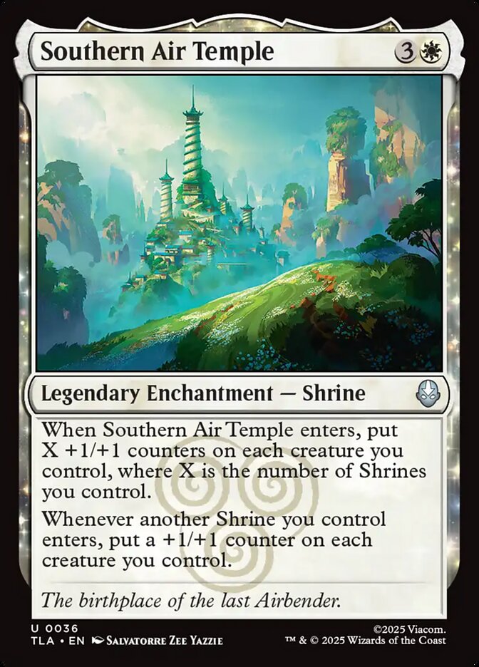 Southern Air Temple card front