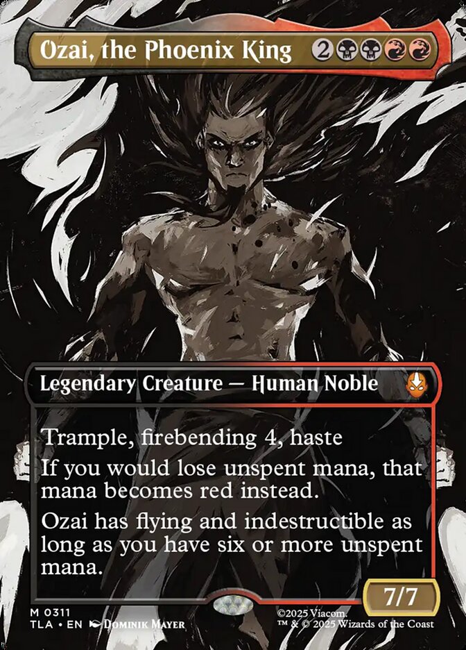 Ozai, the Phoenix King card front