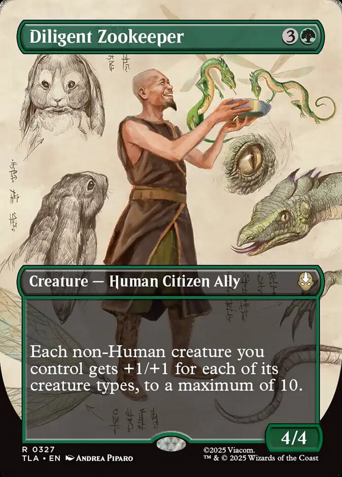 Diligent Zookeeper card front