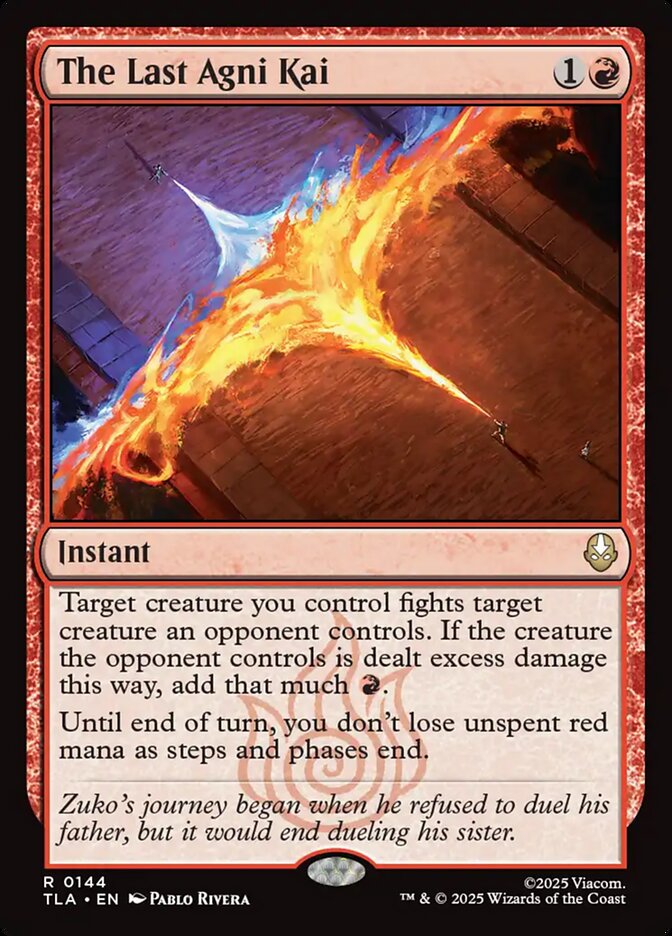 The Last Agni Kai card front