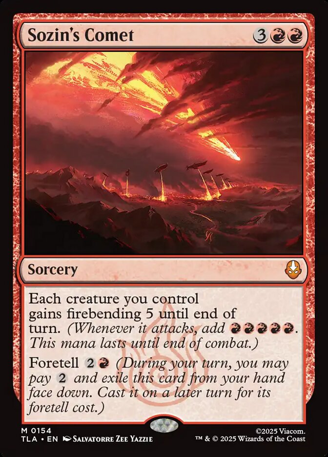 Sozin's Comet card front
