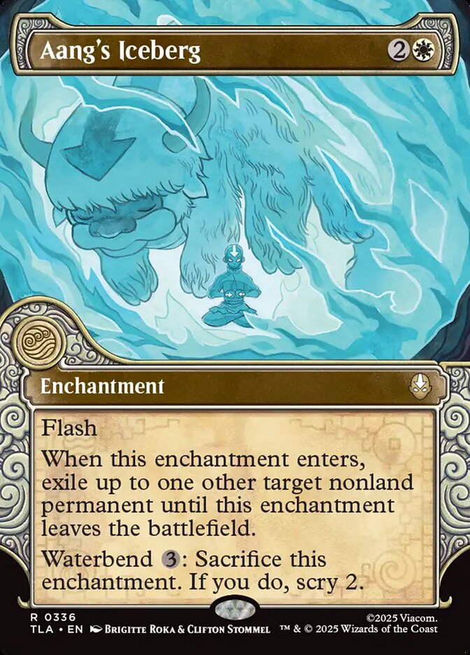 Aang's Iceberg card front
