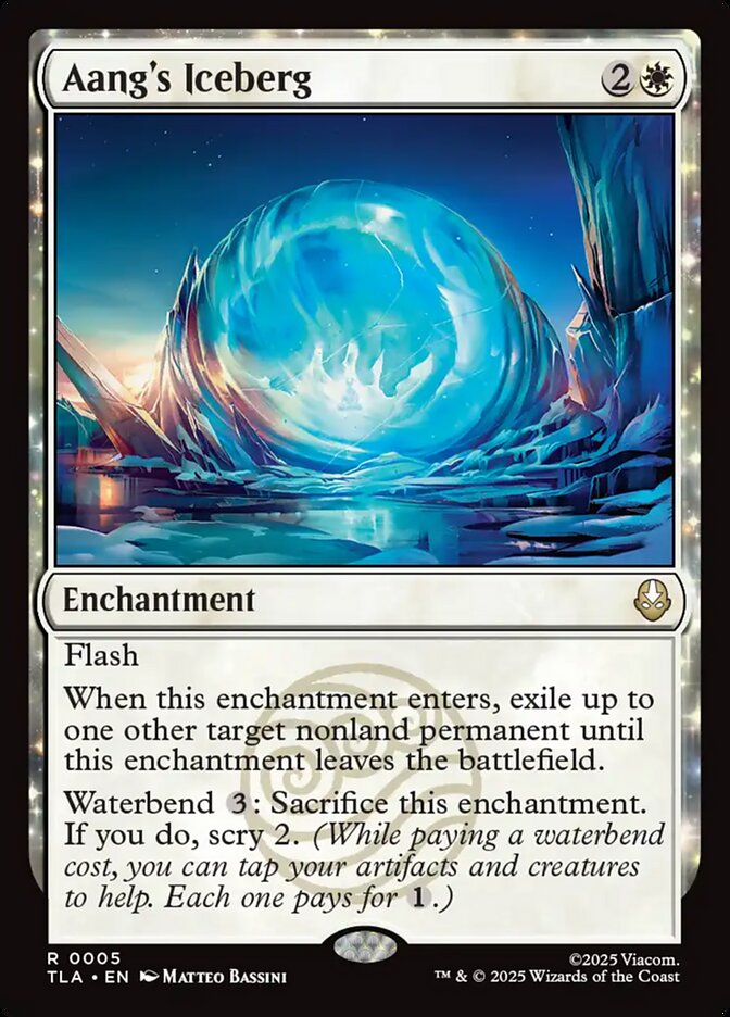 Aang's Iceberg card front