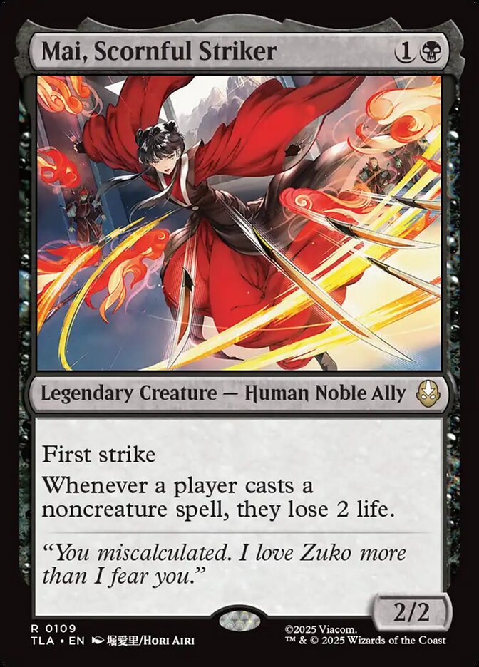 Mai, Scornful Striker card front